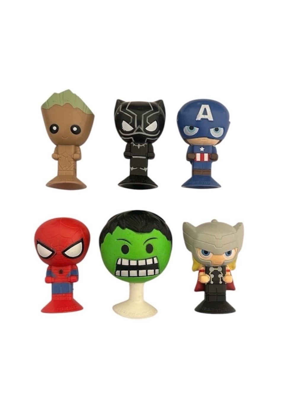 Marvel Snapz Suction Cup Figures Lot (6pcs)